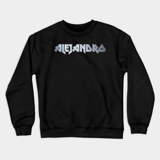 Heavy metal Alejandro Crewneck Sweatshirt by KubikoBakhar